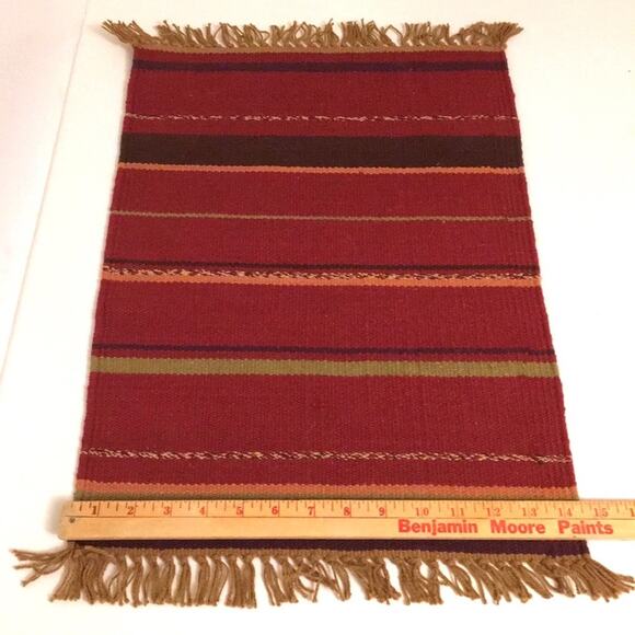 Table place mates set of 4 EUC earth tones BOHO - Picture 4 of 5